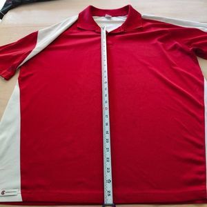 Cleveland Gold Red and White XL Golf Shirt Men's Pre Owned
